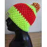 Czapka HORUS z podszyciem - Jaskrawy Pompon
