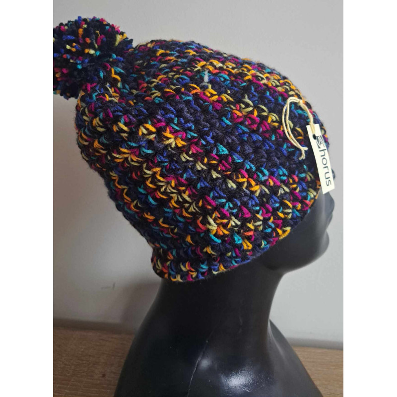 Czapka HORUS - "Kolorowy pompon"