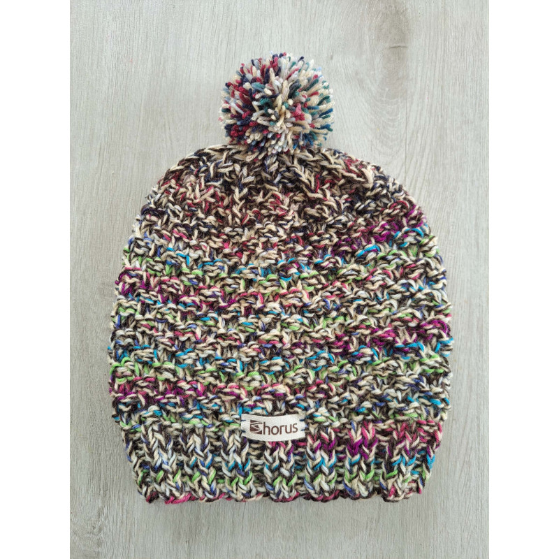 Czapka z pomponem HORUS "miszmasz"